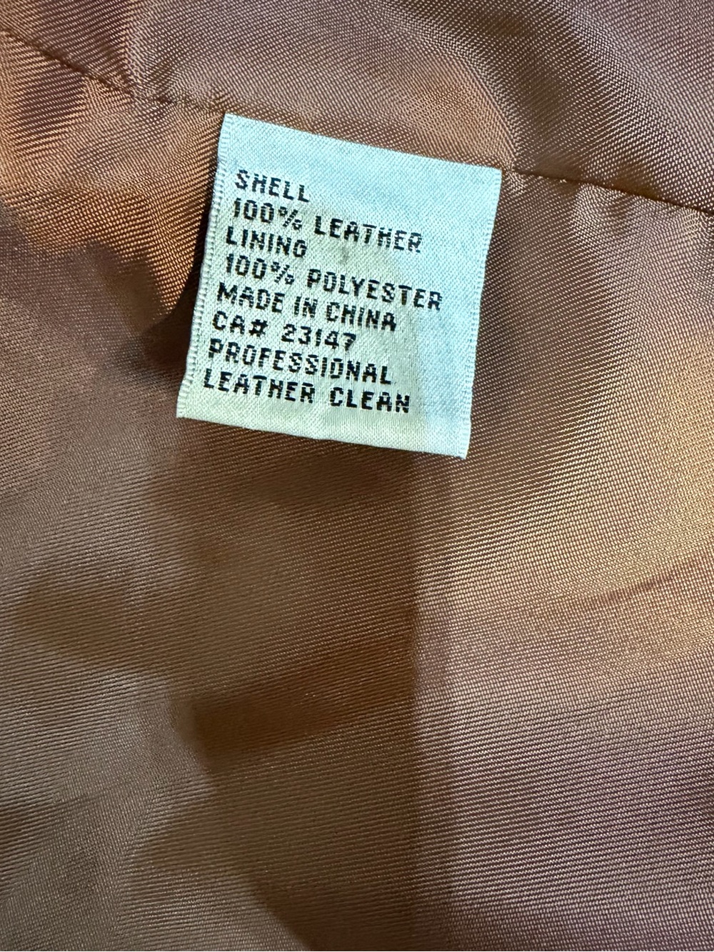 Talbots Chestnut Brown Leather Button-Front Jacket - Picture 4 of 10